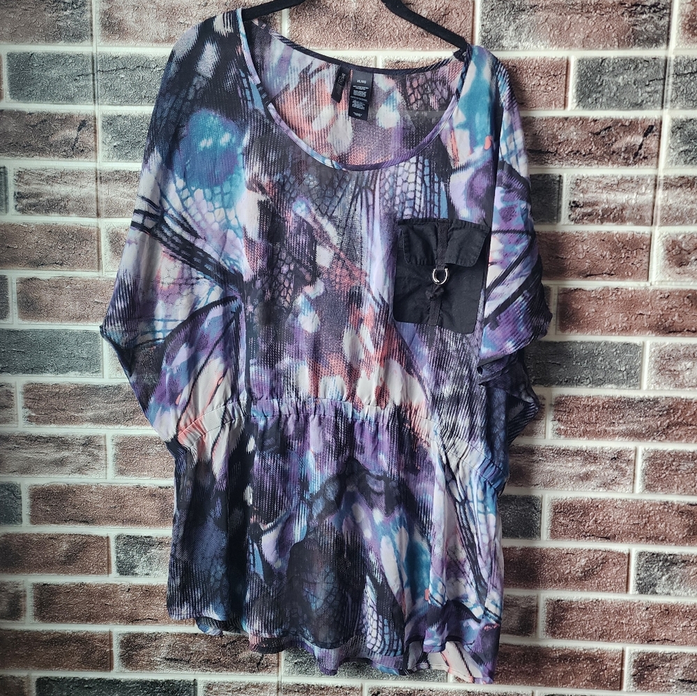 Semi sheer women's top